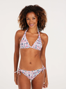 PRTHAZEL HALTER BIKINI CANVASOFFWHITE