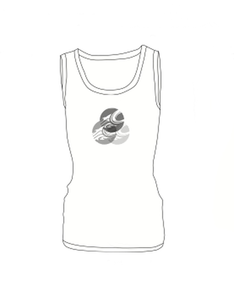 C LOGO FADE WOMENS TANK